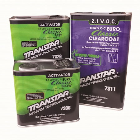 Transtar Autobody Technology 2.1 Low VOC Euro Classic Clearcoat, 5 Liter 7311